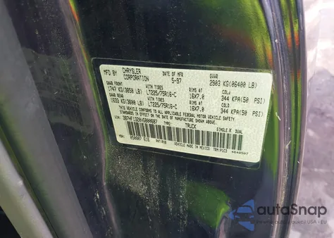 1997 Dodge Ram 1500 St from USA, damaged, VIN 3B7HF13Z0VG800687